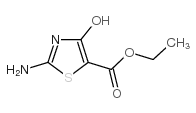 Ethyl2-amino-4-hydroxythiazole-5-carboxylate structure, CAS 72218-74-7
