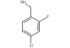 4-Chloro-2-Fluorobenzylamine structure, CAS 72235-57-5