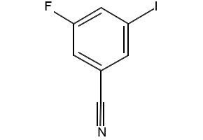 3-Fluoro-5-iodobenzonitrile structure, CAS 723294-75-5