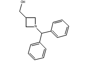 1-(DiPhenylmethyl)-3-(Hydroxymethyl)azetidine structure, CAS 72351-36-1