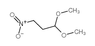 1,1-Dimethoxy-3-nitro-propane structure, CAS 72447-81-5