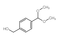 4-(Hydroxymethyl)benzaldehydedimethylacetal structure, CAS 183057-64-9
