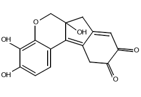 Hydroxybrasilein structure, CAS 475-25-2