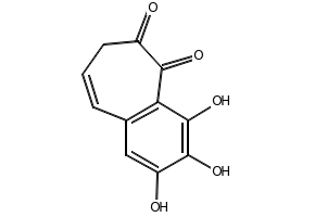 Purpurogallin structure, CAS 569-77-7