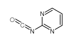 2-Isocyanatepyrimidine structure, CAS 72975-49-6