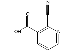 2-Cyanopyridine-3-carboxylicacid structure, CAS 73112-09-1