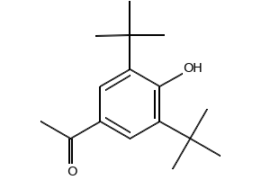 3',5'-Di-Tert-Butyl-4'-hydroxyacetophenone structure, CAS 14035-33-7