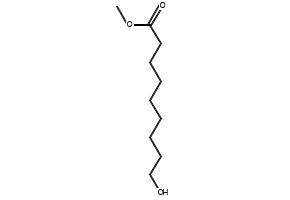 9-Hydroxy-n-nonanoicacidmethylester structure, CAS 34957-73-8
