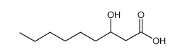 3-Hydroxynonanoicacid structure, CAS 40165-87-5
