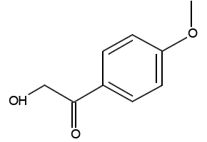 2-Hydroxy-1-(4-methoxyphenyl)-1-ethanone structure, CAS 4136-21-4