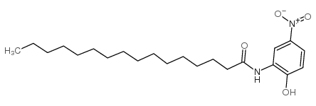 2-(N-Hexadecanoylamino)-4-nitrophenol structure, CAS 60301-87-3