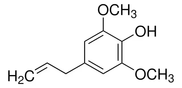 4-Allyl-2,6-dimethoxyphenol structure, CAS 6627-88-9