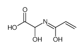 2-Hydroxy-2-[(1-oxo-2-propenyl)amino]aceticacid structure, CAS 6737-24-2