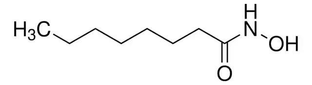 Caprylohydroxamicacid structure, CAS 7377-03-9