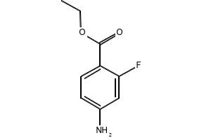 Ethyl4-amino-2-fluorobenzoate structure, CAS 73792-06-0