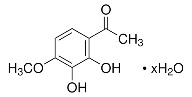 2',3'-Dihydroxy-4'-methoxyacetohpenone,hydrate structure, CAS 708-53-2
