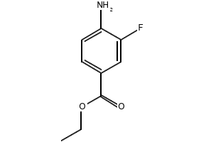 Ethyl4-amino-3-fluorobenzoate structure, CAS 73792-12-8