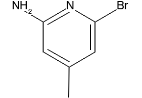 6-Bromo-4-Methylpyridin-2-amine structure, CAS 73895-98-4