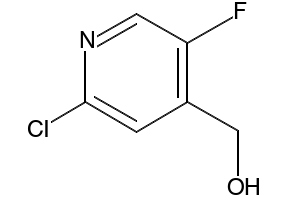 2-Chloro-5-fluoro-4-(hydroxymethyl)pyridine structure, CAS 884494-86-4
