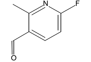 6-Fluoro-2-methylnicotinaldehyde structure, CAS 884494-96-6