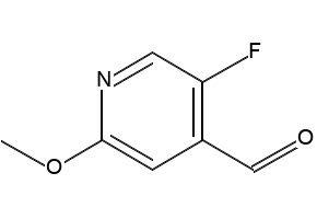 5-Fluoro-2-methoxyisonicotinaldehyde structure, CAS 884495-12-9