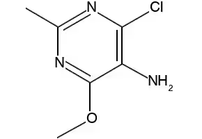 4-Chloro-6-methoxy-2-Methylpyrimidin-5-amine structure, CAS 88474-31-1