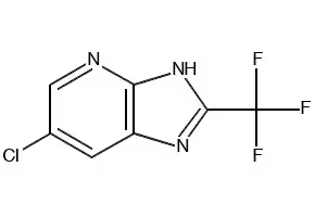 2-Chloro-6-(trifluoromethyl)thiazolo[4,5-b]pyridine structure, CAS 884860-62-2