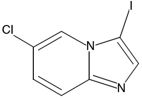 6-Chloro-3-iodo-imidazo[1,2-a]pyridine structure, CAS 885275-59-2