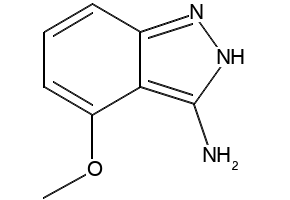 4-Methoxy-1H-indazol-3-amine structure, CAS 886362-07-8
