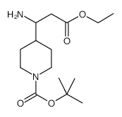4-(1-Amino-2-ethoxycarbonyl-Ethyl)-piperidine-1-carboxylicacidtert-butylester structure, CAS 886362-37-4