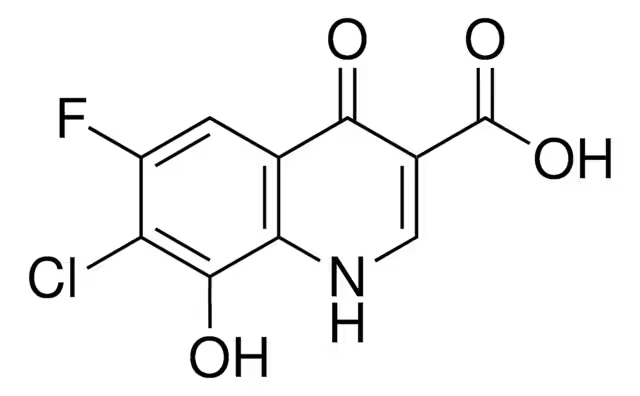 6-Bromo-4-chloro-8-fluoro-quinoline-3-carbonitrile structure, CAS 886362-71-6