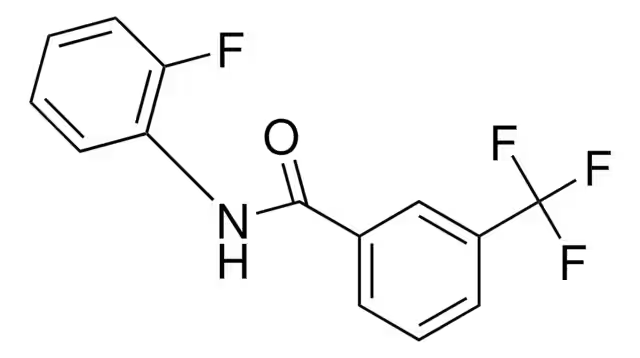 N-2-Fluorophenyl-3-(trifluoromethyl)benzamide structure, CAS 199461-55-7