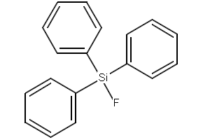 Triphenylfluorosilane structure, CAS 379-50-0
