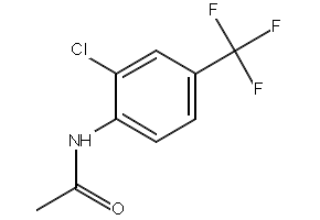 2-Chloro-4-(trifluoromethyl)acetamilide structure, CAS 247170-19-0