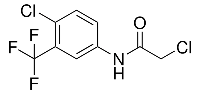 2-Chloro-3-[2-chloro-4-(trifluoromethyl)phenyl]propanoicacid structure, CAS 680215-64-9