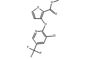 Methyl4-([3-chloro-5-(trifluoromethyl)-2-pyridinyl]oxy)benzenecarboxylate structure, CAS 7382-40-3