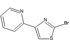 2-Bromo-4-(pyridin-2-yl)thiazole structure, CAS 886370-89-4