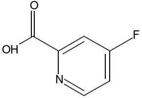 4-Fluoropyridine-2-carboxylicacid structure, CAS 886371-78-4