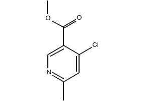 4-Chloro-6-MethylNicotinicacidmethylester structure, CAS 886372-05-0