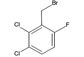 2,3-Dichloro-6-fluorobenzylbromide structure, CAS 886497-51-4