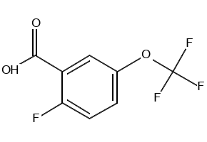 2-Fluoro-5-(trifluoromethoxy)benzoicacid structure, CAS 886497-85-4