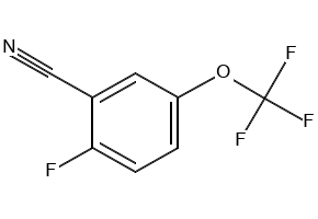 2-Fluoro-5-(trifluoromethoxy)benzonitrile structure, CAS 886498-08-4