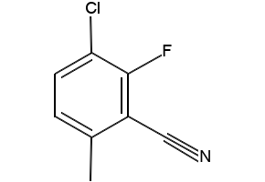 2-Chloro-6-fluoro-3-methylbenzonitrile structure, CAS 886500-98-7