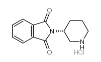 3-(R)-PiperidinylPhthalimidehydrochloride structure, CAS 886588-61-0