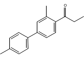 1-(2'-Fluoro[1,1'-biphenyl]-4-yl)propan-1-one structure, CAS 37989-92-7