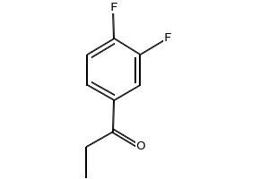 3,4-Difluoropropiophenone structure, CAS 23384-72-7