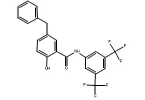 5-[3,5-Bis(trifluoromethyl)phenyl]-2-furaldehyde structure, CAS 256658-04-5
