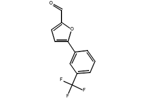 5-(3-Trifluoromethyl-phenyl)-furan-2-carbaldehyde structure, CAS 52130-30-0