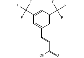 3,5-bis(Trifluoromethyl)cinnamicacid structure, CAS 155814-20-3