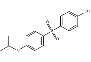 4-Hydroxy-4'-isopropoxydiphenylsulfone structure, CAS 85235-80-6